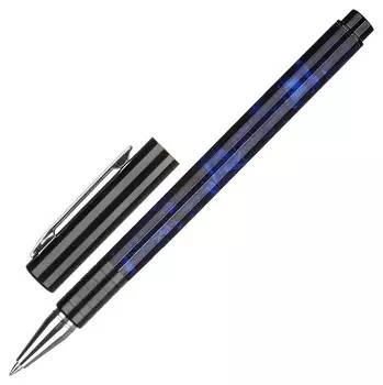 Ручка гелевая Attache Selection, корп.синий с выдел.под камень, син., неавт