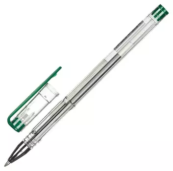 Ручка гелевая Attache зеленый стерж., 0,5мм, без манж.