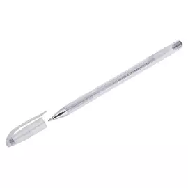 Ручка гелевая Metallic Crown Hjr-500gsm, чернила серебро, узел 0.7 мм
