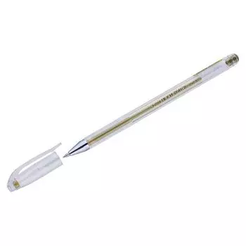 Ручка гелевая Metallic Crown Hjr-500gsm, чернила золото, узел 0.7 мм