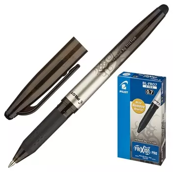 Ручка гелевая Pilot Bl-fro7 Frixion Pro резин.манжет. 0,35мм черный