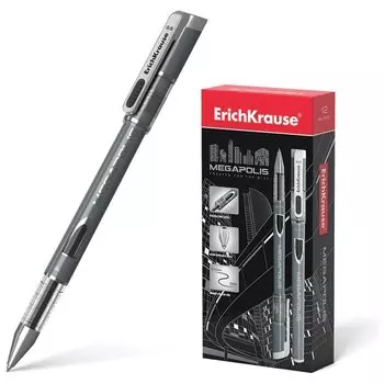 Ручка гелевая узел 0.5 мм, чернила чёрные Megapolis Gel