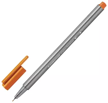 Ручка капиллярная (Линер) Staedtler "Triplus Fineliner", светло-коричневая, трехгранная, линия письма 0,3 мм, 334-7