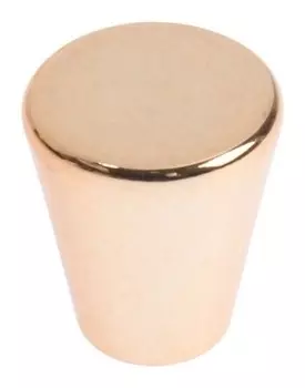 Ручка-кнопка Cappio, рк019, D=20 мм, пластик, цвет золото