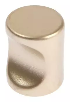 Ручка-кнопка Cappio, рк102, D=18 мм, пластик, цвет матовое золото