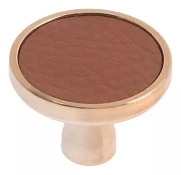 Ручка-кнопка Cappio, рк103, D=33 мм, пластик, цвет золото