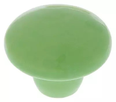 Ручка-кнопка Ceramics 002, керамическая, фисташковая