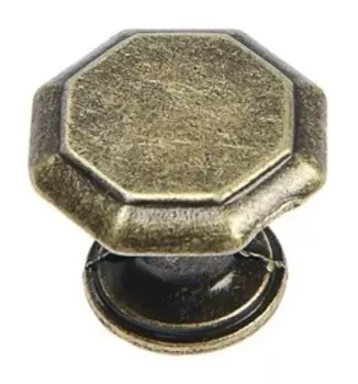 Ручка кнопка Light рк034ab, цвет бронза