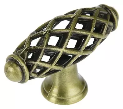 Ручка кнопка Pk039ab, цвет бронза