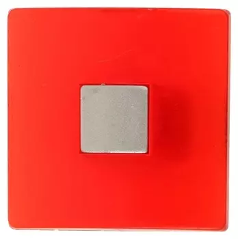 Ручка кнопка Plastic 003, пластиковая, красная