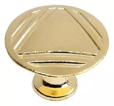 Ручка кнопка рк014gp, цвет золото