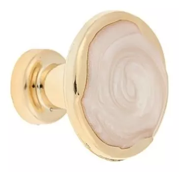 Ручка кнопка рк018gp, цвет золото