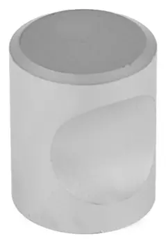 Ручка кнопка рк102, цвет матовый хром