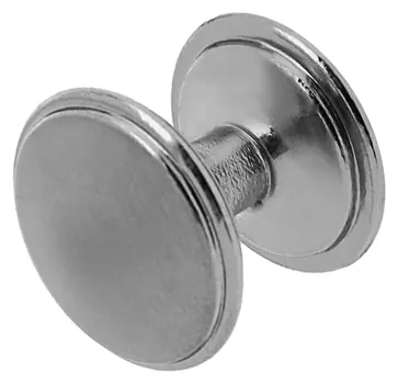 Ручка кнопка рк108, цвет хром