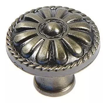 Ручка кнопка рк112, цвет бронза