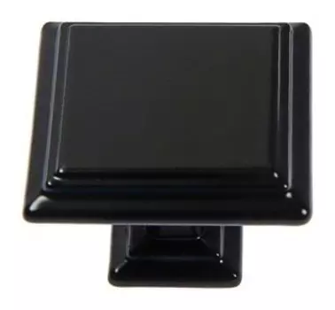 Ручка кнопка рк119bl, черная