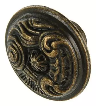 Ручка-кнопка Vintage 007, цвет бронза