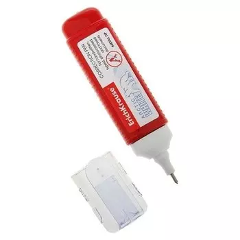 Ручка-корректор 12мл Erich Krause Arctic White, с металлическим наконечником, в пакетике