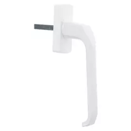 Ручка оконная алюм. 35 мм, бел RAL 9016