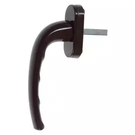 Ручка оконная алюм., 35 мм, коричневая