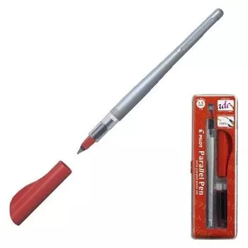 Ручка перьевая для каллиграфии Pilot Parallel Pen, 1.5 мм, (Картридж Ic-p3), набор в футляре