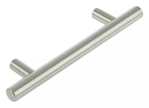 Ручка рейлинг, облегченная, D=12 мм, м/о 96 мм, цвет мат. никель