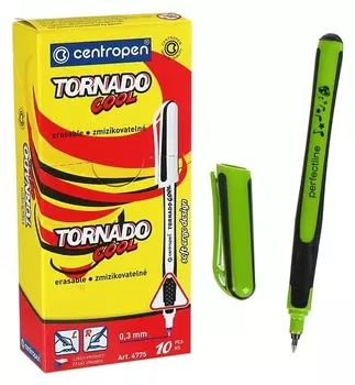 Ручка-роллер Centropen Tornado Cool 4775, 0.3 мм, одноразовая, корпус картонная упаковка