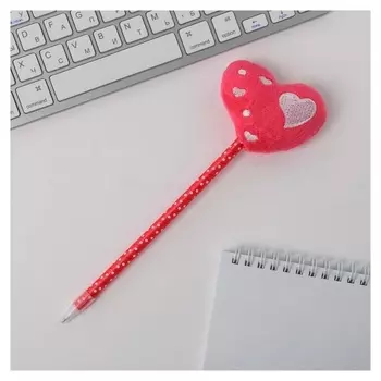 Ручка "Розовое сердце"