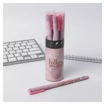 Ручка с колпачком и нанесением Soft-touch "Follow"