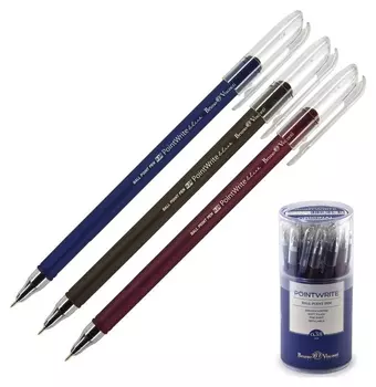 Ручка шарик Pointwrite Original 0,38 мм, 3 цвета, синяя 20-0210