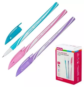 Ручка шариковая Attache Funfair, синий ст. корп.