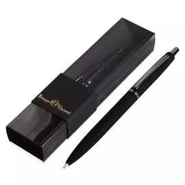 Ручка шариковая автоматическая, 1.0 мм, Bruno Visconti SAN Remo, стержень синий, чёрный металлический корпус, в футляре