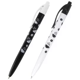 Ручка шариковая автоматическая Black&amp;white Coffee