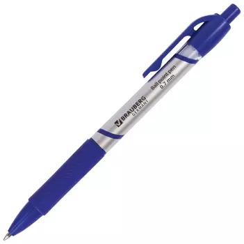 Ручка шариковая автоматическая с грипом Leader