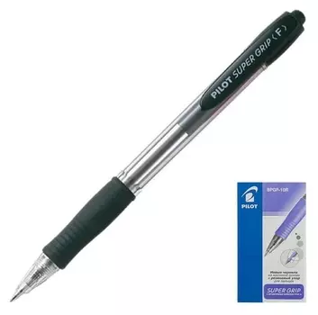 Ручка шариковая автоматическая Super Grip. цвет стержня чёрный
