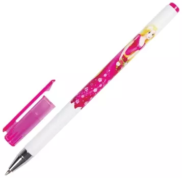 Ручка шариковая Brauberg "Леди", синяя, корпус с печатью, узел 0,7 мм, линия письма 0,35 мм