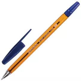 Ручка шариковая Brauberg "M-500 Orange Tone", синяя, корпус тонированный оранжевый, узел 0,7 мм, линия письма 0,35 мм, 143451