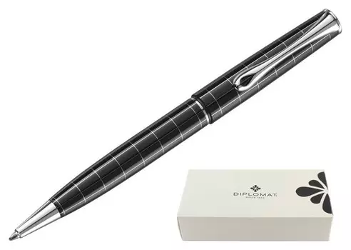 Ручка шариковая Diplomat Optimist Rhomb синий D20000209