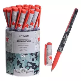 Ручка шариковая Funwrite Military Airforce, 0,5 мм, синие чернила