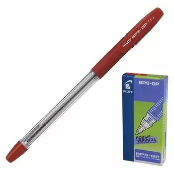 Ручка шариковая красная