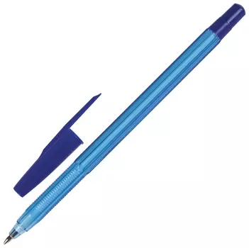 Ручка шариковая масляная Brauberg "Assistant", синяя, корпус тонированный, пишущий узел 0,7 мм, линия письма 0,35 мм