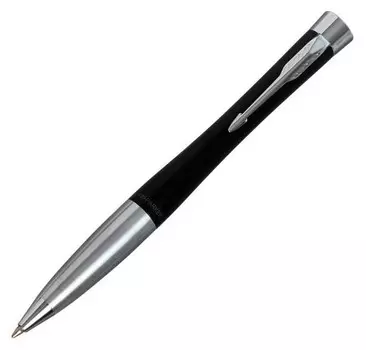 Ручка шариковая Parker Urban Core K314 Muted Black CT М, 1.0 мм, корпус из латуни, синие чернила