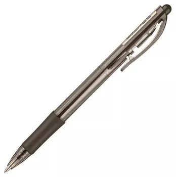 Ручка шариковая Pentel Bk417-а автомат рез.манж.черный ст. 0,3мм