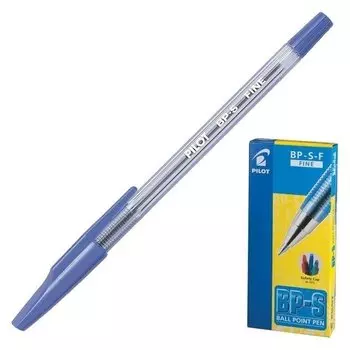 Ручка шариковая Pilot Bp-sf, узел 0.7мм, чернила синие на масляной основе, металлический наконечник