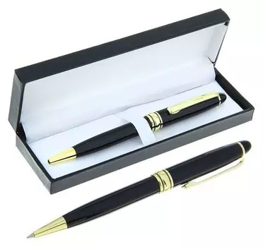 Ручка шариковая подарочная в футляре Флари