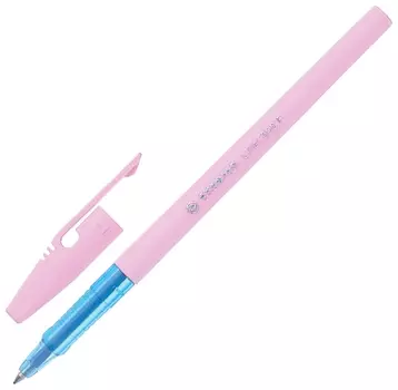 Ручка шариковая Stabilo "Liner Pastel", синяя, корпус розовый, узел 0,7 мм, линия письма 0,3 мм, 808fp1041-4