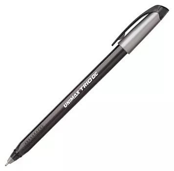 Ручка шариковая Unimax Trio DC Tinted 0,7мм, черн, масл, треуг. неавтом.