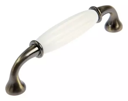 Ручка скоба Cappio, м/о 128 мм, пластик, цвет бронза