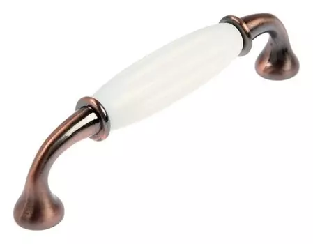 Ручка скоба Cappio, м/о 128 мм, пластик, цвет медь