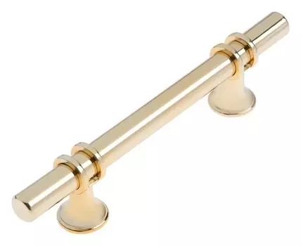 Ручка скоба Cappio, м/о 96 мм, D=12 Mm, пластик, цвет золото